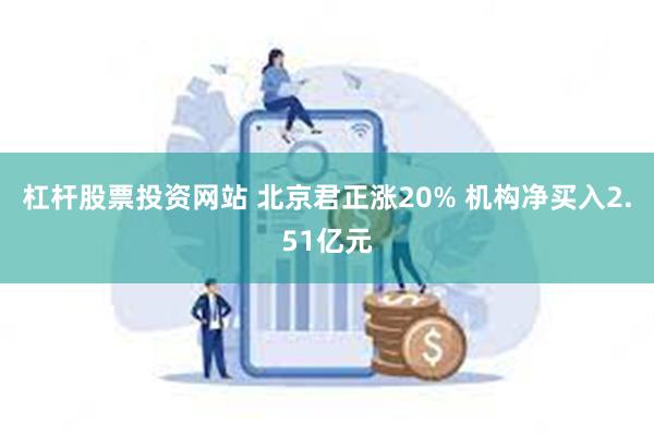 杠杆股票投资网站 北京君正涨20% 机构净买入2.51亿元